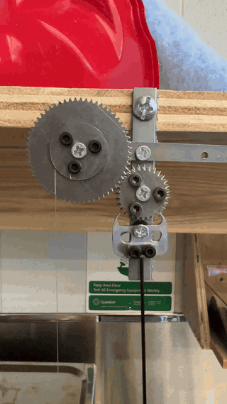 Escapement mechanism ticking