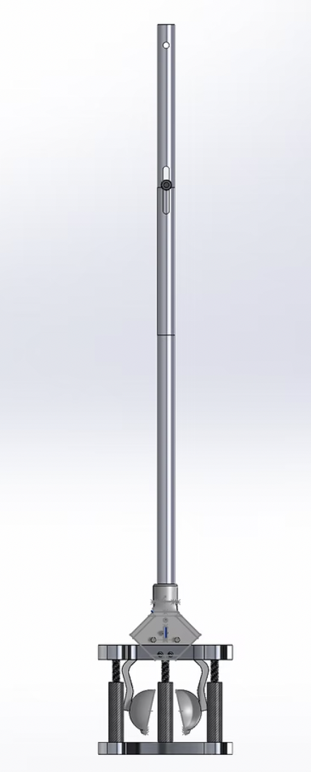 Golf ball placer CAD model